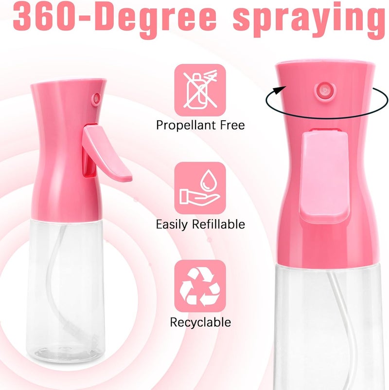 Fun Gift Spray Bottle For Hair,Continuous Water Mister for Hairstyling, Salons, Cleaning, Plants,Essential Oil Scents,Ultra Fine Mist Sprayer,6.8 OZ /200 ML-pink(Christmas Gifts) - Image 3